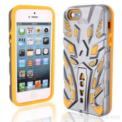 Transformer Combo PC Silicone Cellphone Cover, Suitable for Apple's iPhone 5G